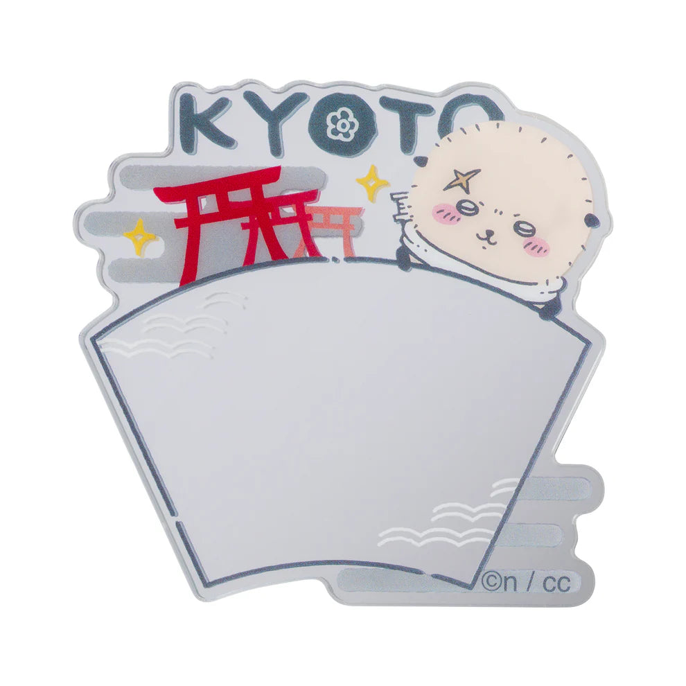 Chiikawa's | Chiikawa Mogumogu Honpo | Fushimi Inari Taisha Limited | Trading Mirror Stickers Blind Box (10 Types Box)