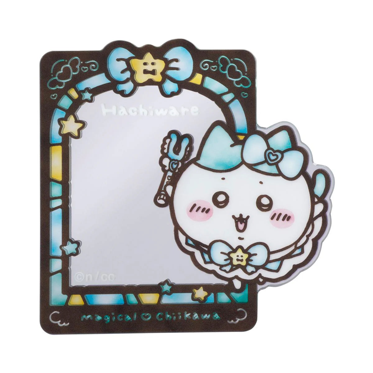 Chiikawa | 'Magical Chiikawa | Chiikawa Trading Stained Glass Style Mirror Sticker (8 Types in Total) | Blind Box