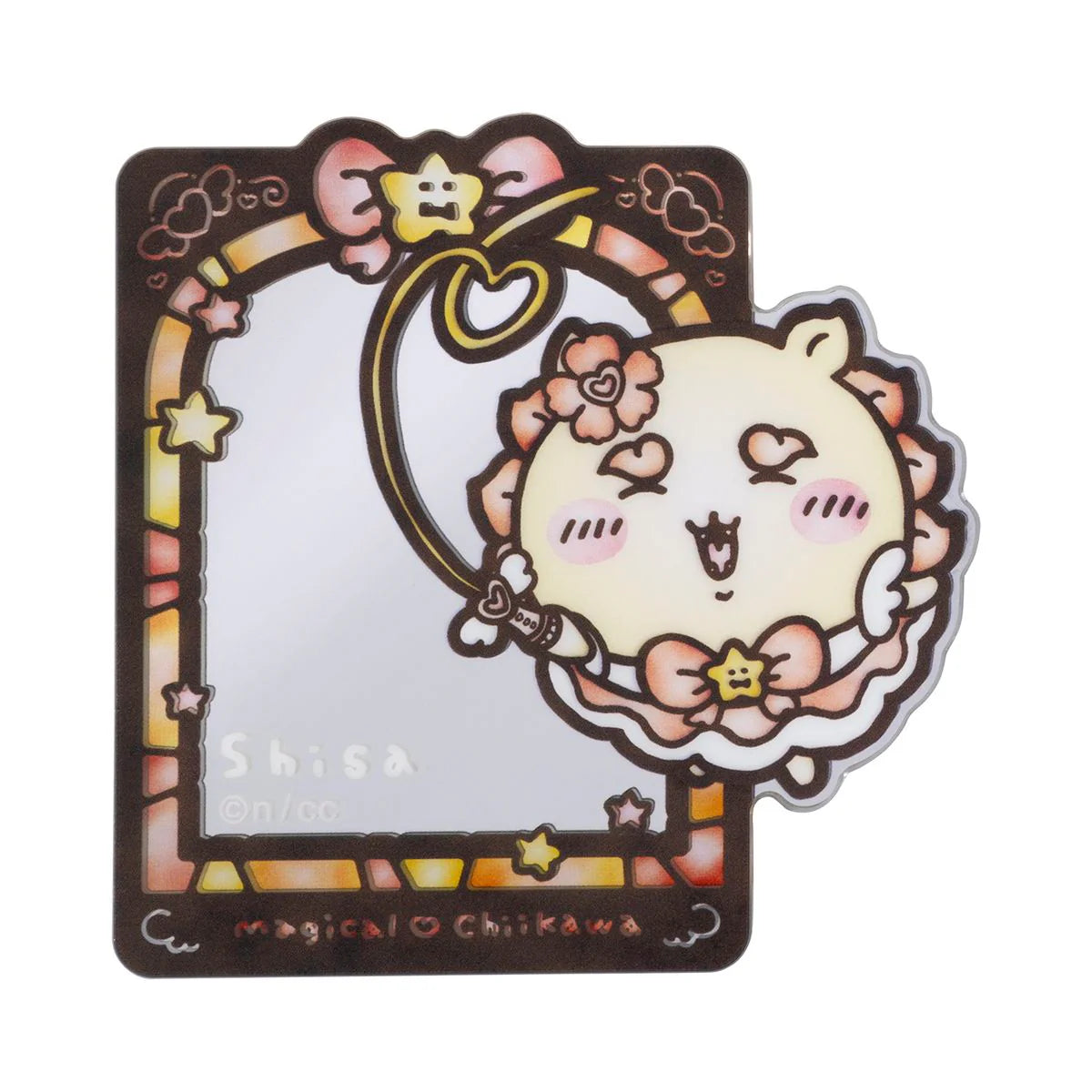 Chiikawa | 'Magical Chiikawa | Chiikawa Trading Stained Glass Style Mirror Sticker (8 Types in Total) | Blind Box