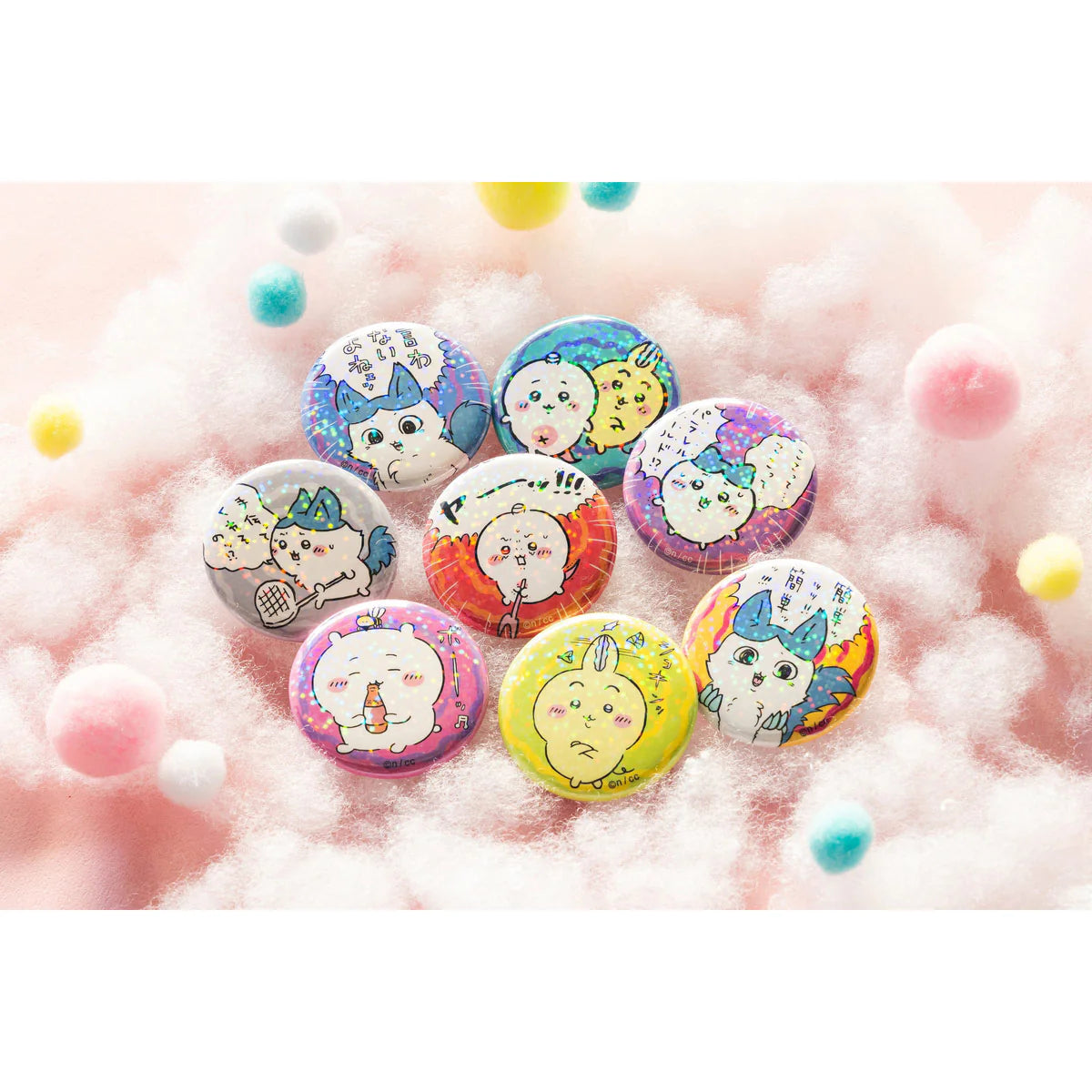 Chiikawa | 'Chiikawa Parallel World! Trading Holographic Badges (8 types) | Blind Box