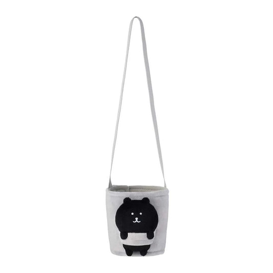 Nagano | Nagano Characters Plush Toy Drink Holder - Nagano Bear Black