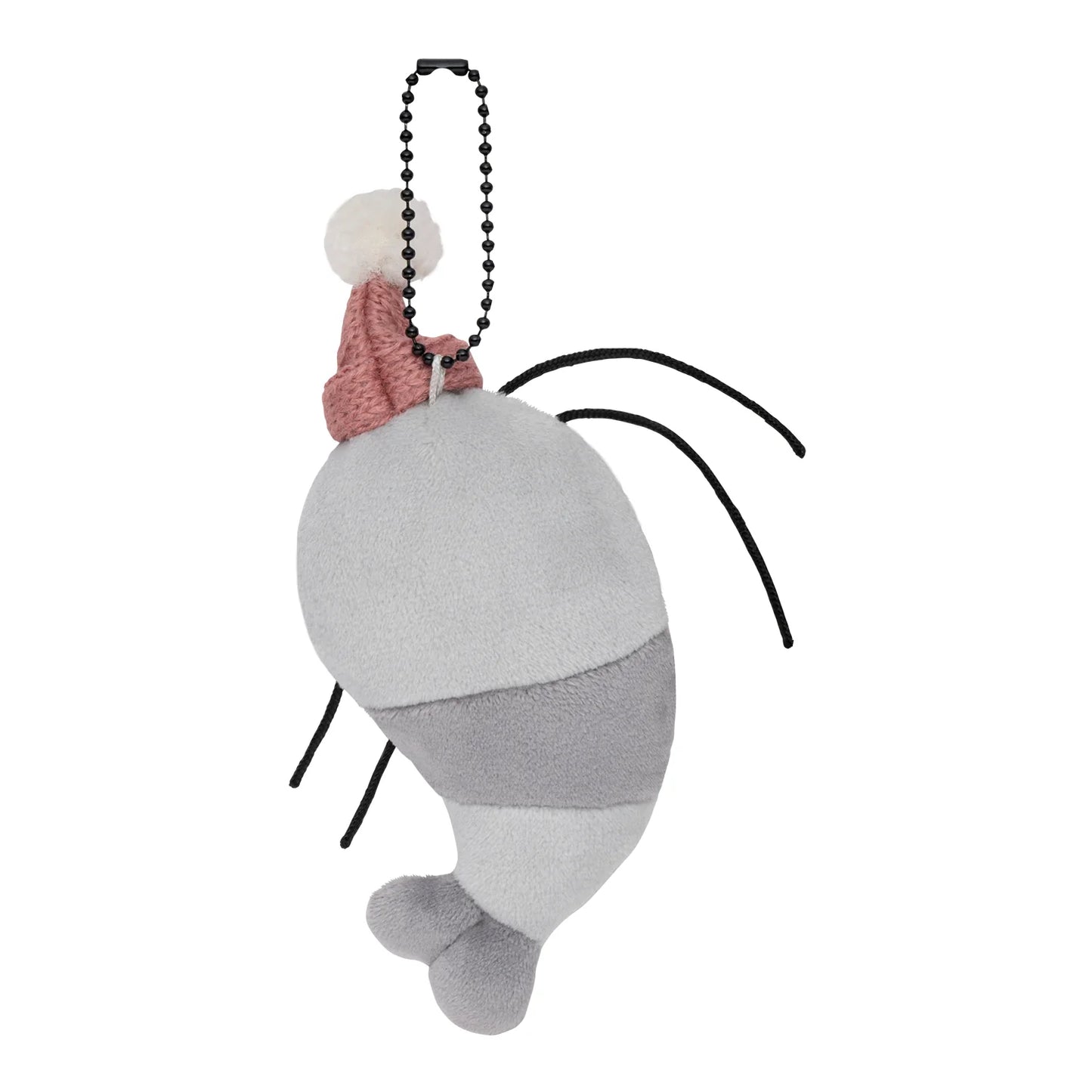 White Tiger and Black Tiger Good Friends Snow Play Plush Mascot Keychain - Black Tiger
