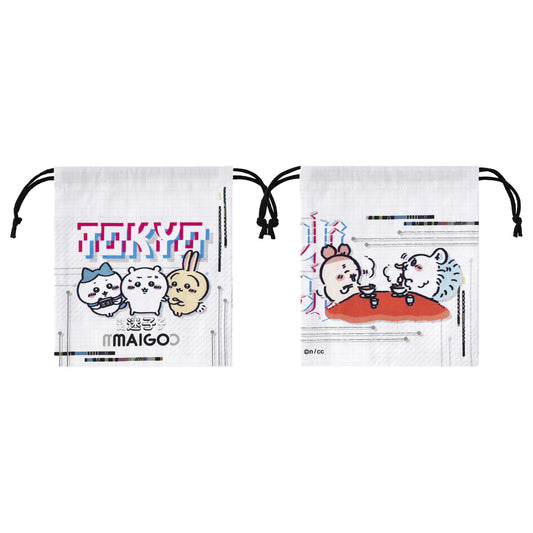 Chiikawa | 'Chiikawa Tokyo Chiikawa Medium Drawstring Pouch (Lost)
