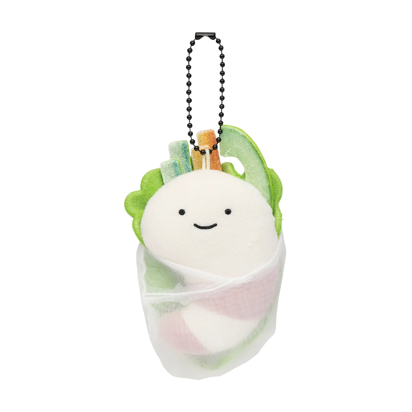 White Tiger and Black Tiger Plush Mascot - Fresh Spring Roll