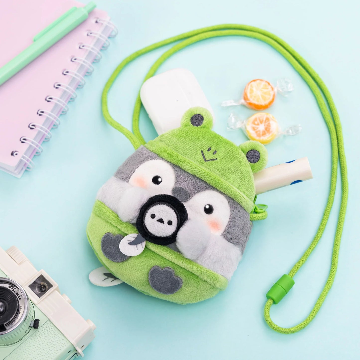 Koupen-Chan | Koupen-chan, Bujikaeru! Okao Neck Purse