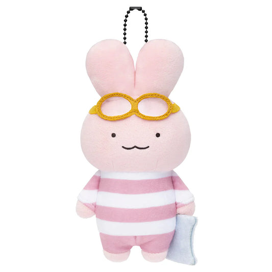 White Tiger and Black Tiger Beach Mascot  - Sea Bathing Doctor Rabbit