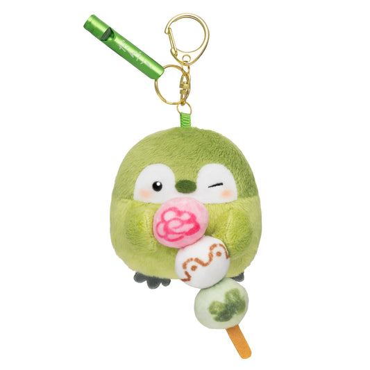 Koupen-Chan | Koupen-chan's Matcha mascot with a flute