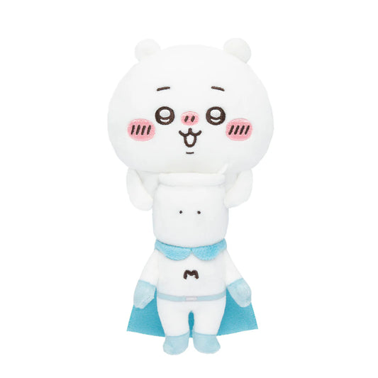 Chiikawa | 'Chiikawa Hanging Plush Toy to Watch Over You from the Desktop (01 Muchauman and Chiikawa)