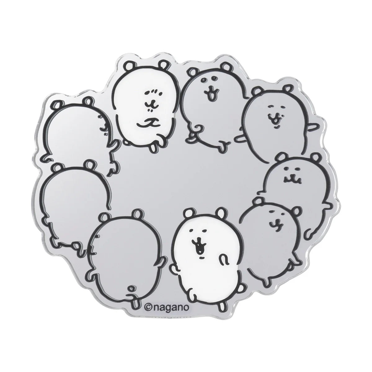 Nagano | Nagano Characters Trading Mirror Stickers Blind Box (8 Types in Total)