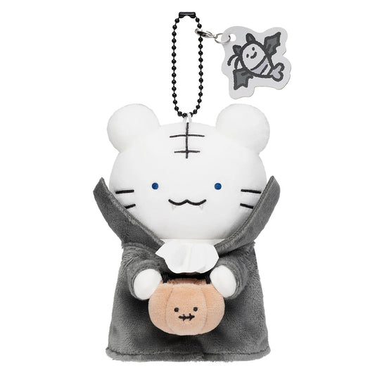 White Tiger and Black Tiger Halloween Mascot - Dracula White Tiger