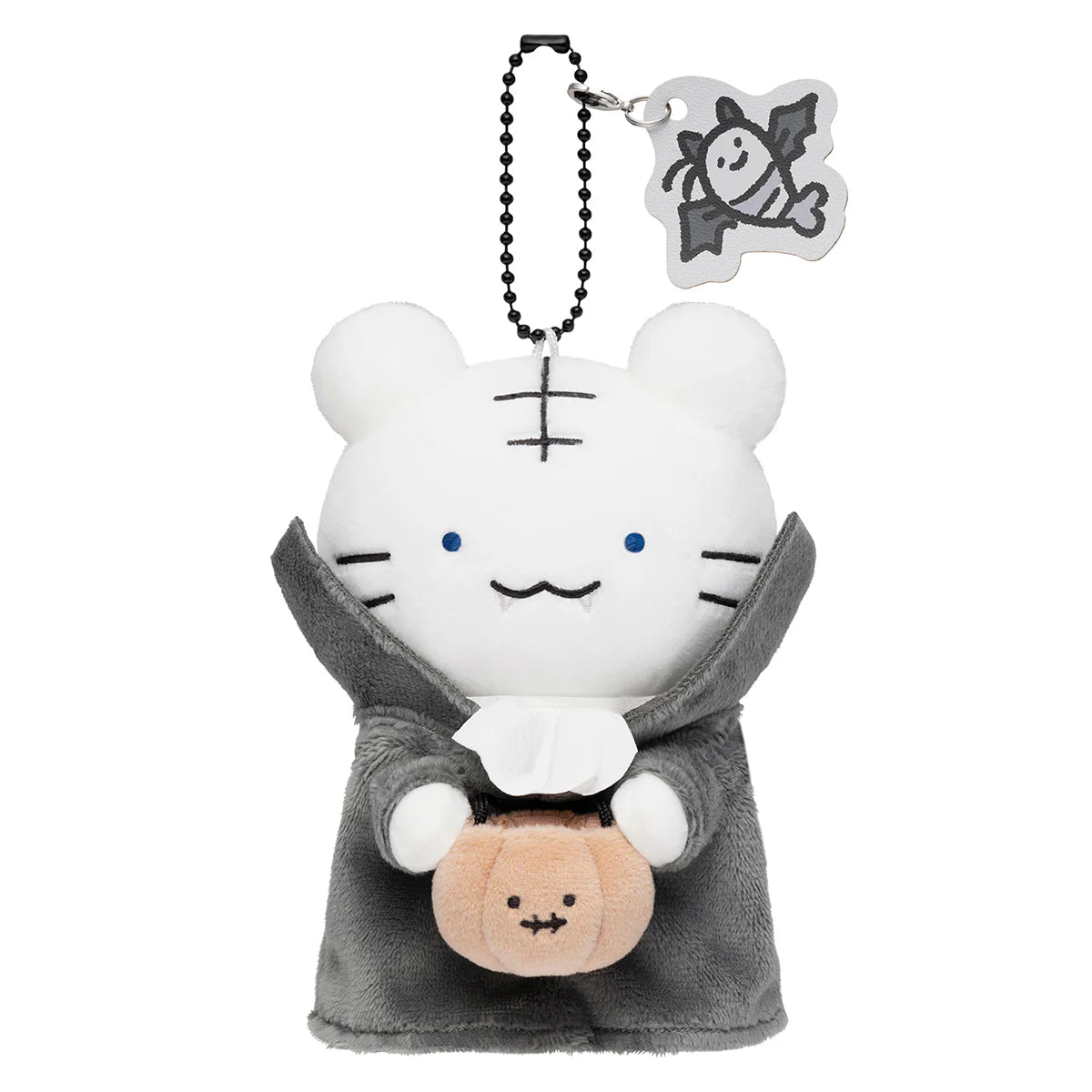 White Tiger and Black Tiger Halloween Mascot - Dracula White Tiger