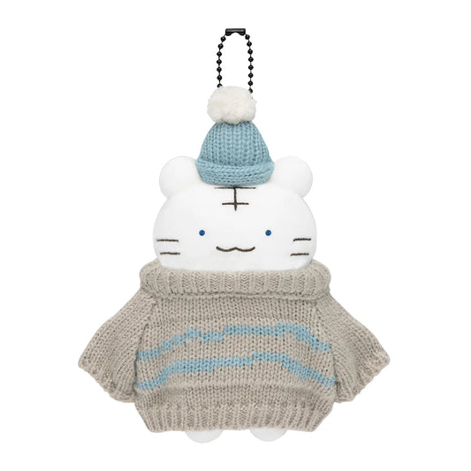 White Tiger and Black Tiger Winter Mascot - Oversized Sweater White Tiger