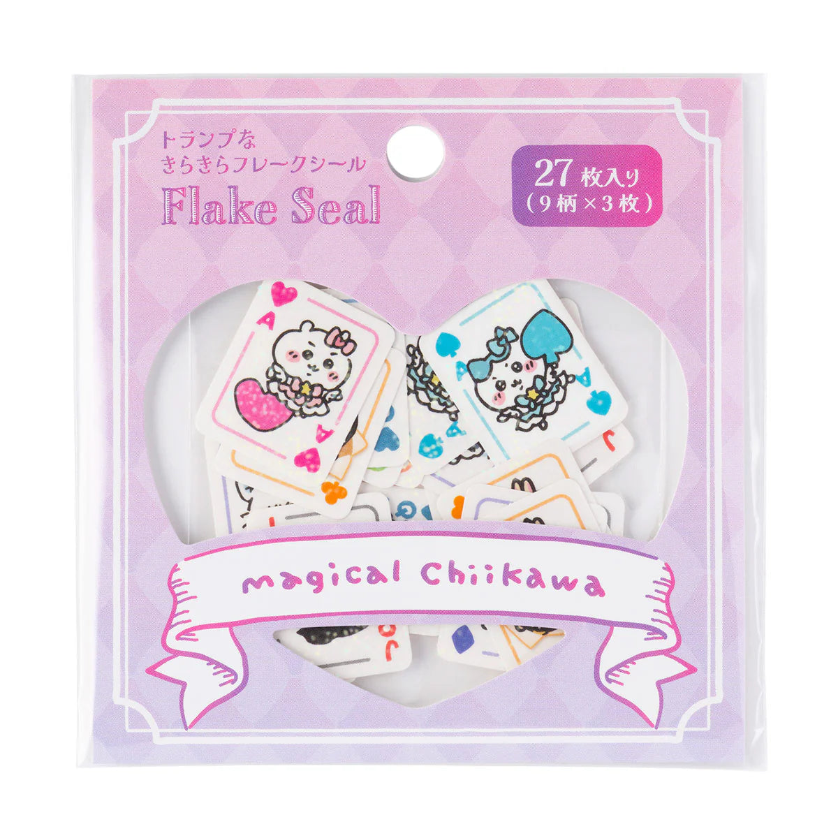 Chiikawa | 'Magical Chiikawa Trump Sparkling Flake Stickers