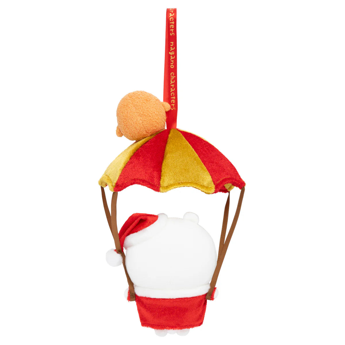 Nagano | Nagano Characters Hanging Parachute Santa Bear Plush Toy