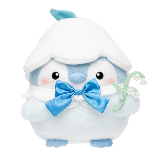 Koupen-Chan | Koupen-chan Hanamaru Sky Blue Bouquet - Sparkling Morning Dew Lucky Lily of the Valley Plush