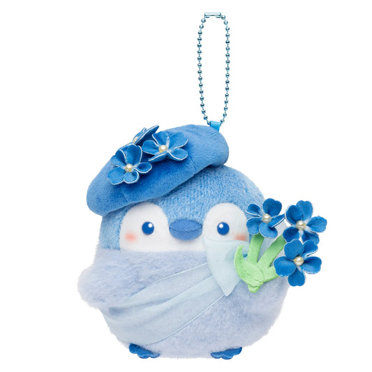 Koupen-Chan | Koupen-chan Hanamaru Sky Blue Bouquet - Fresh and Bright Forget-me-not Mascot