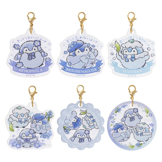 Koupen-Chan | Koupen-chan Hanamaru Sky Blue Bouquet Trading Acrylic Charm Blind Box (6 Types)