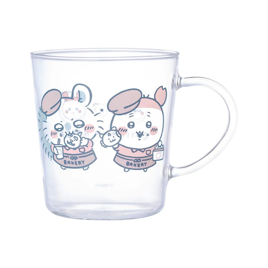 Chiikawa | 'Chiikawa Bakery Heat-Resistant Glass Mug - Momonga & Kani-Chan