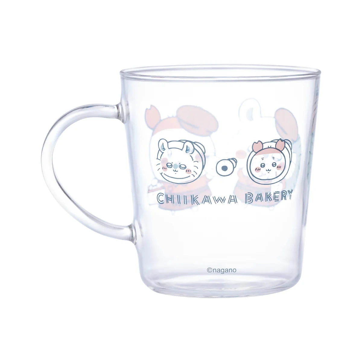 Chiikawa | 'Chiikawa Bakery Heat-Resistant Glass Mug - Momonga & Kani-Chan