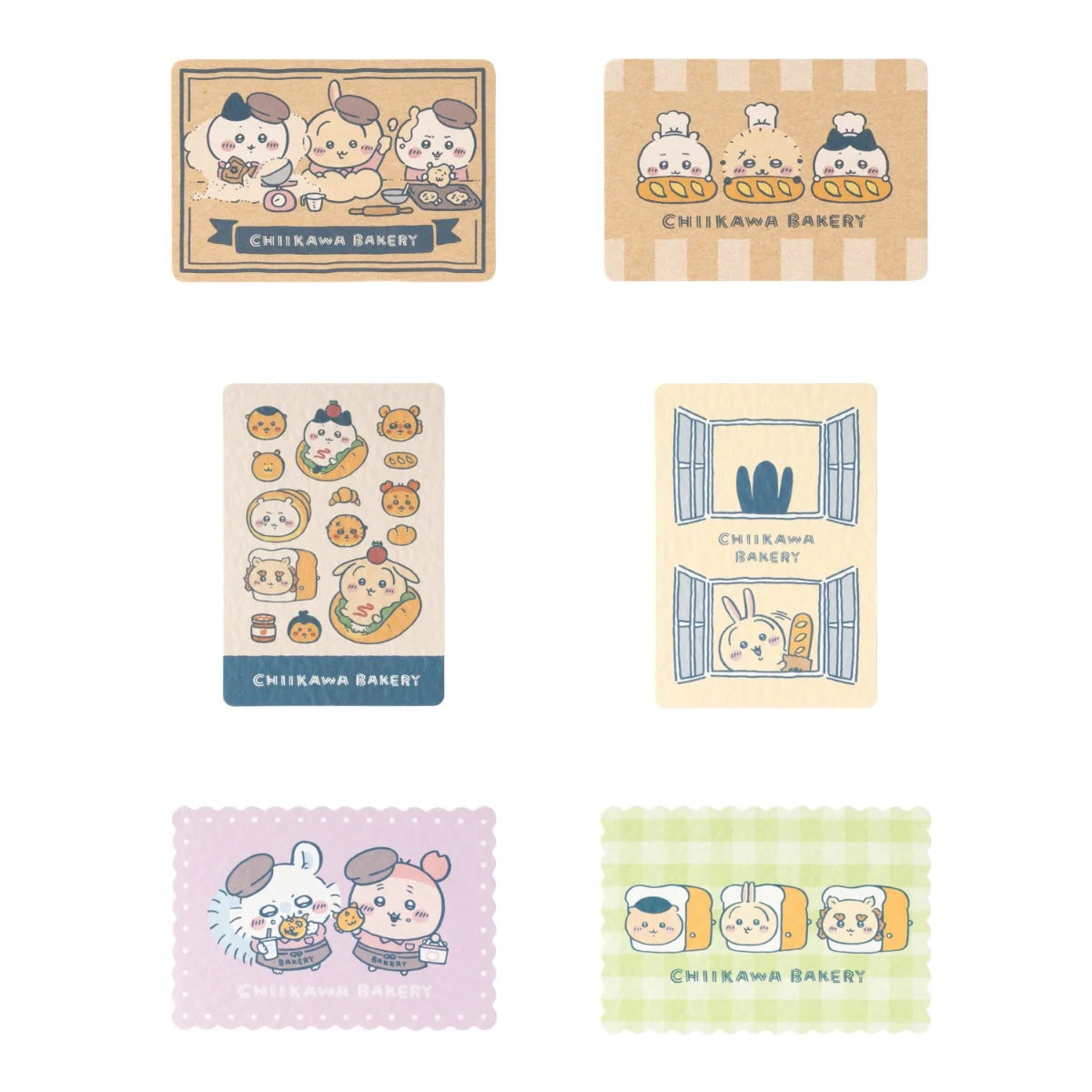 Chiikawa | 'Chiikawa Bakery Trading Point Card Blind Box (6 Types)