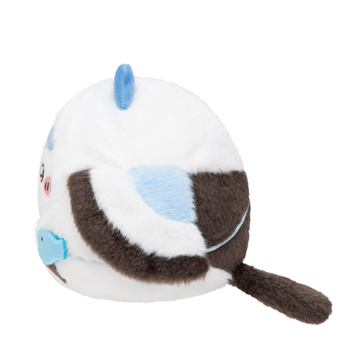 Chiikawa's | Chiikawa Mogumogu Honpo | Otaru Limited Edition: I've Become a Long-tailed Tit! Plush Toy (with a distinctive white marking) (Hachiware)