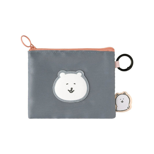 Nagano | Nagano Characters Single-Sided Mesh Puffy Accent Pouch (Grey)