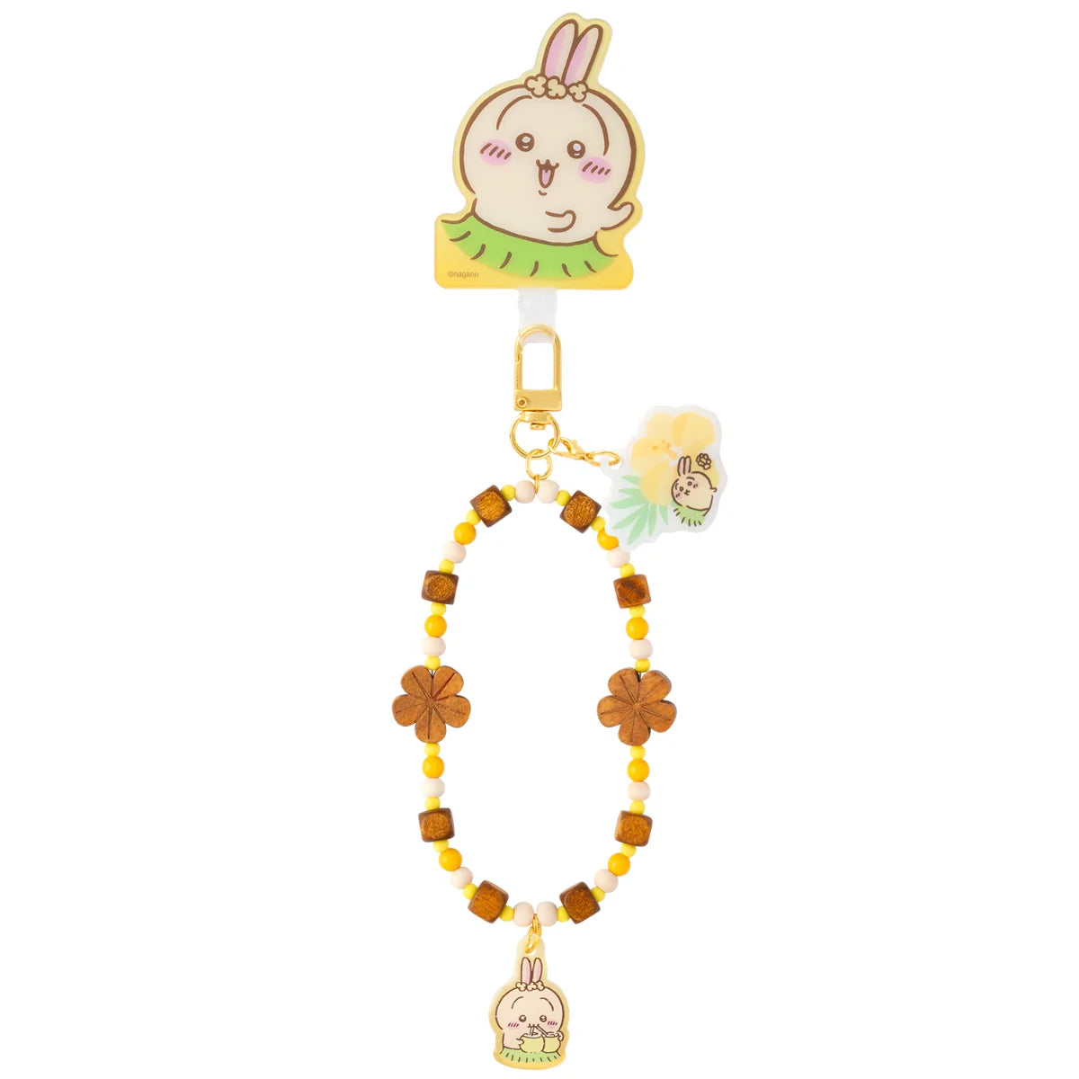 Chiikawa | Chiikawa Movie "Chiikawa" Phone Tab & Bead Strap - Usagi