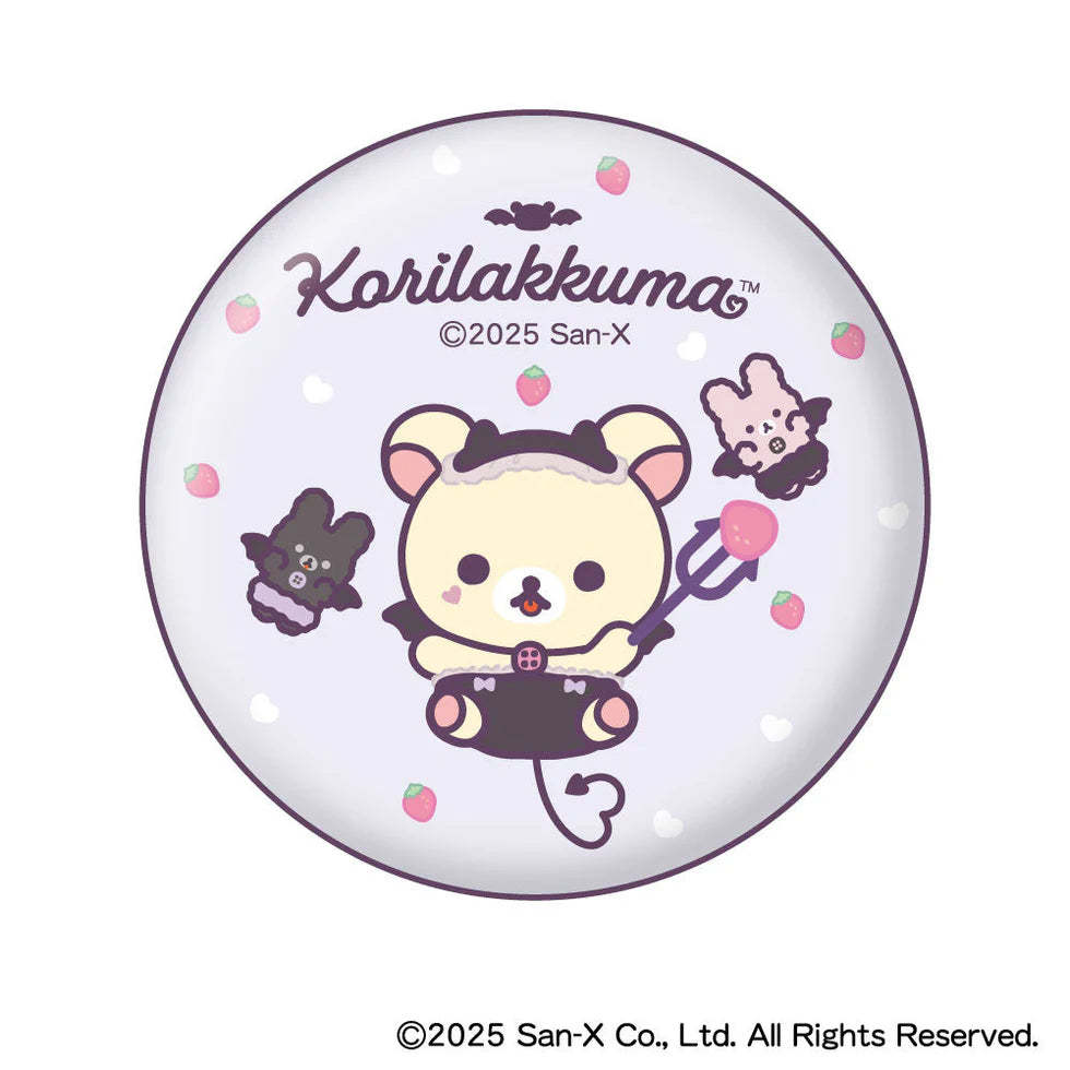 San-X | Korilakkuma's Koakuma Mood Can Badge Collection [1Box 8Pcs]