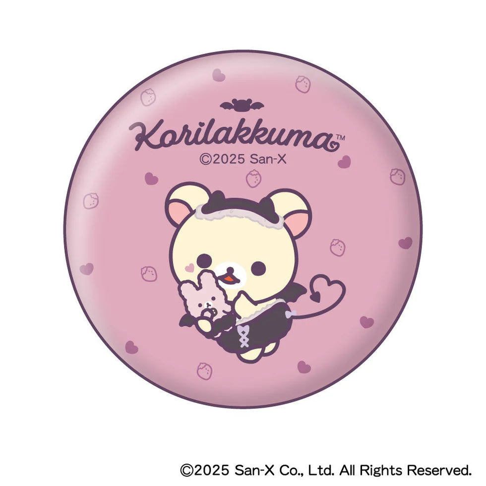 San-X | Korilakkuma's Koakuma Mood Can Badge Collection [1Box 8Pcs]