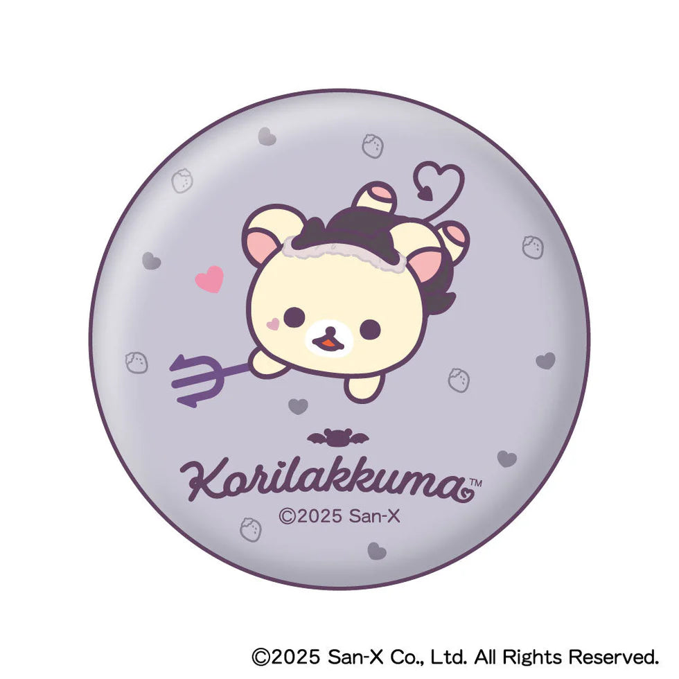 San-X | Korilakkuma's Koakuma Mood Can Badge Collection [1Box 8Pcs]