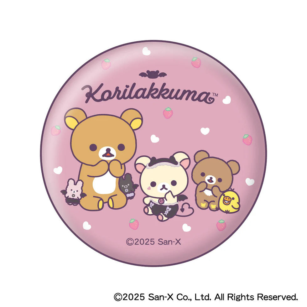 San-X | Korilakkuma's Koakuma Mood Can Badge Collection [1Box 8Pcs]