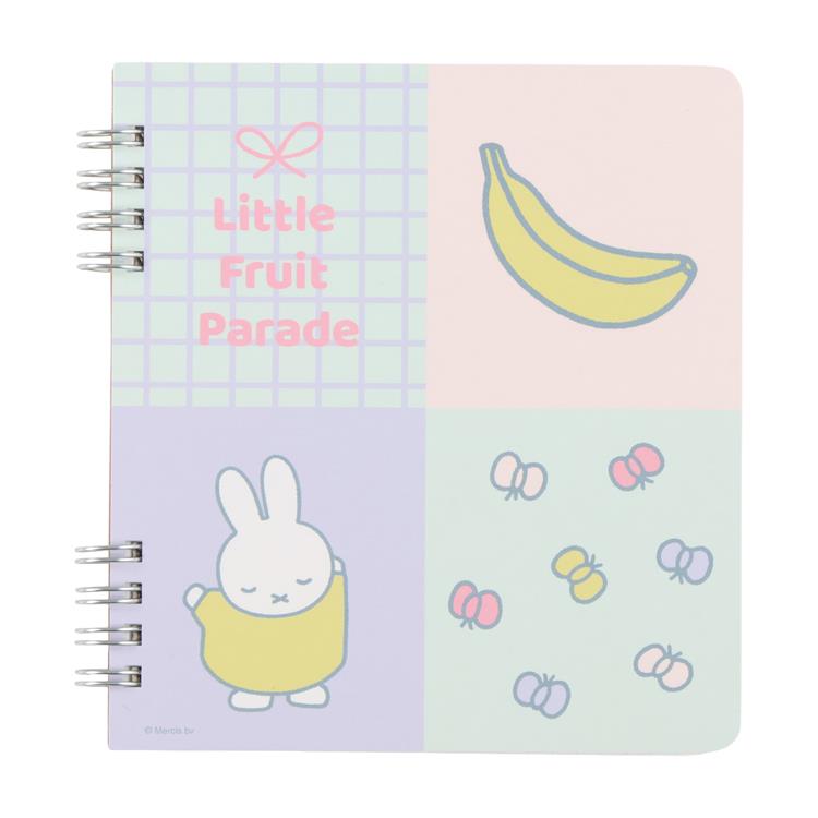 Miffy | LOFT limited Miffy Little Fruit Parade Square Ring Notebook - Miffy Banana