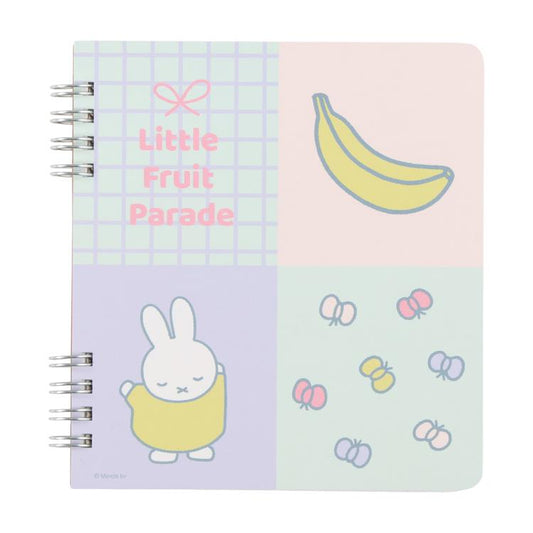 Miffy | LOFT limited Miffy Little Fruit Parade Square Ring Notebook - Miffy Banana
