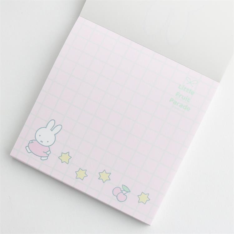 Miffy | LOFT limited Miffy Little Fruit Parade Square Memo Pad - Miffy Cherry
