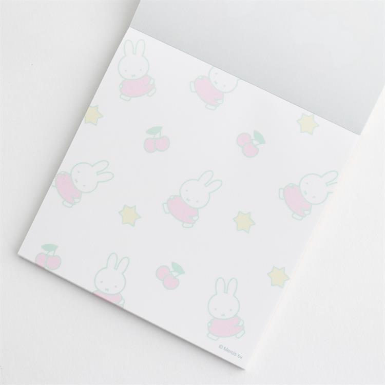 Miffy | LOFT limited Miffy Little Fruit Parade Square Memo Pad - Miffy Cherry