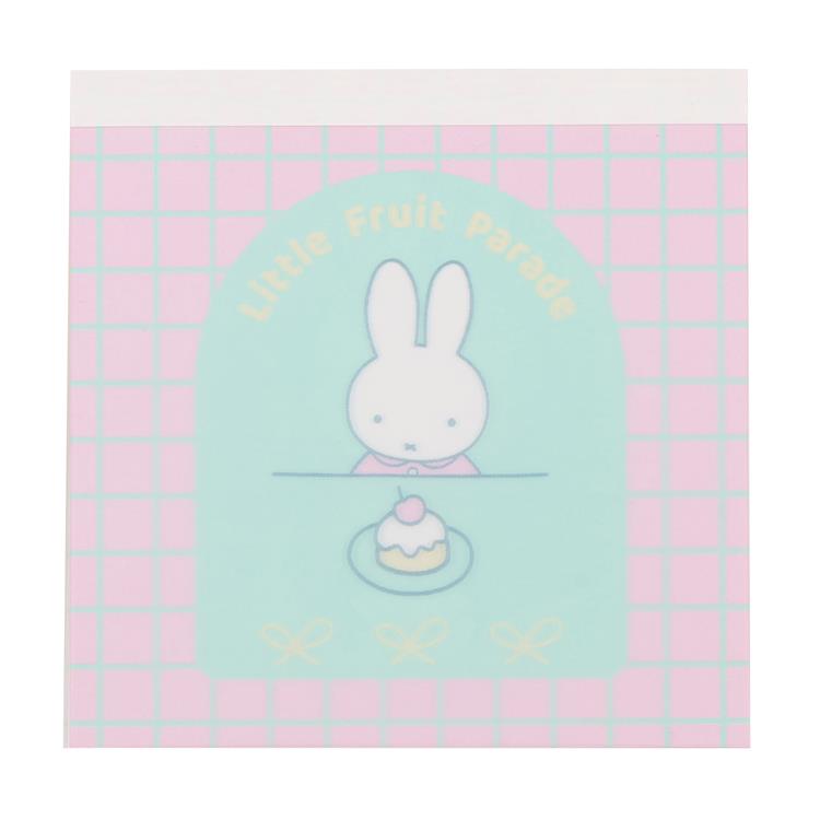 Miffy | LOFT limited Miffy Little Fruit Parade Square Memo Pad - Miffy Cherry