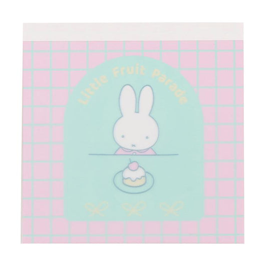 Miffy | LOFT limited Miffy Little Fruit Parade Square Memo Pad - Miffy Cherry