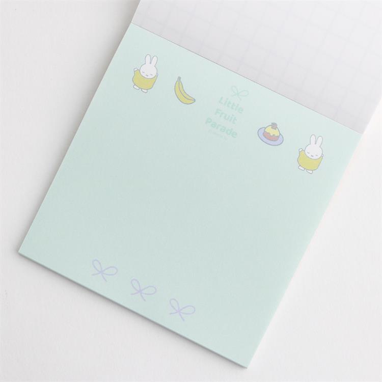 Miffy | LOFT limited Miffy Little Fruit Parade Square Memo Pad - Miffy Banana
