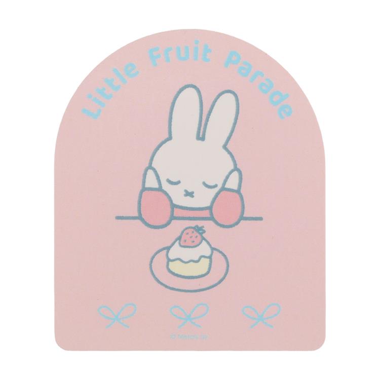 Miffy | LOFT limited Miffy Little Fruit Parade Die-cut sticker - Miffy Strawberry