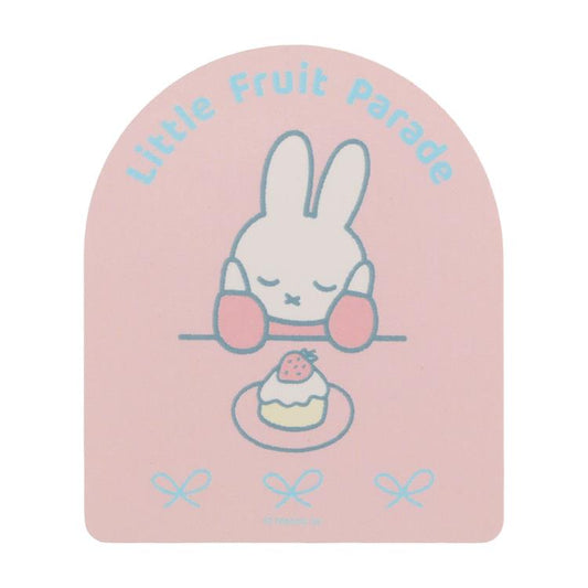 Miffy | LOFT limited Miffy Little Fruit Parade Die-cut sticker - Miffy Strawberry