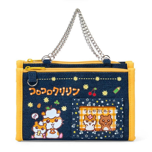 Sanrio | Sanrio Characters Munekyun Heisei Girls' Items Denim Pouch - Korokoro Kuririn