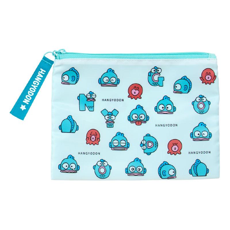 Sanrio | Hangyodon & Bad Badtz-Maru Funny Face Drawstring Pouch Set (2 Pieces) - Hangyodon