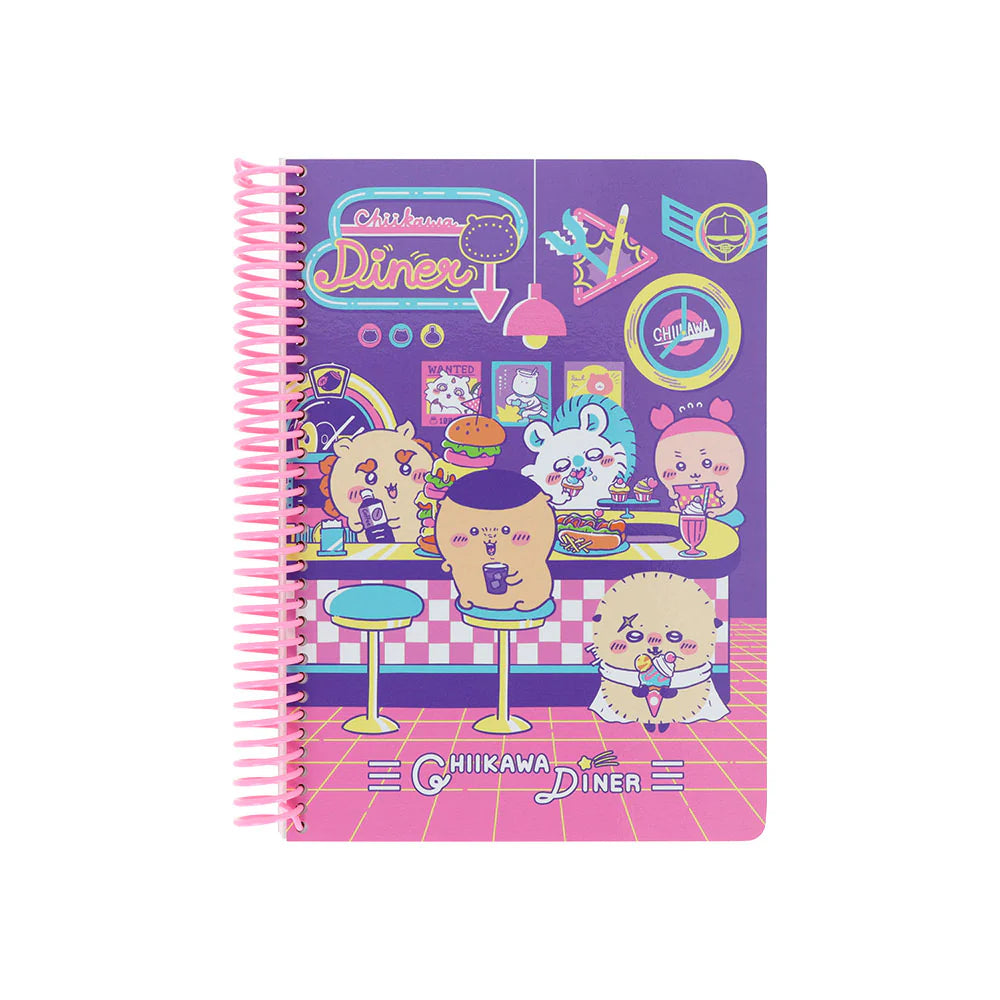 Chiikawa | 'Chiikawa DINER Ring Notebook B6 - Chiikawa DINER Dinner