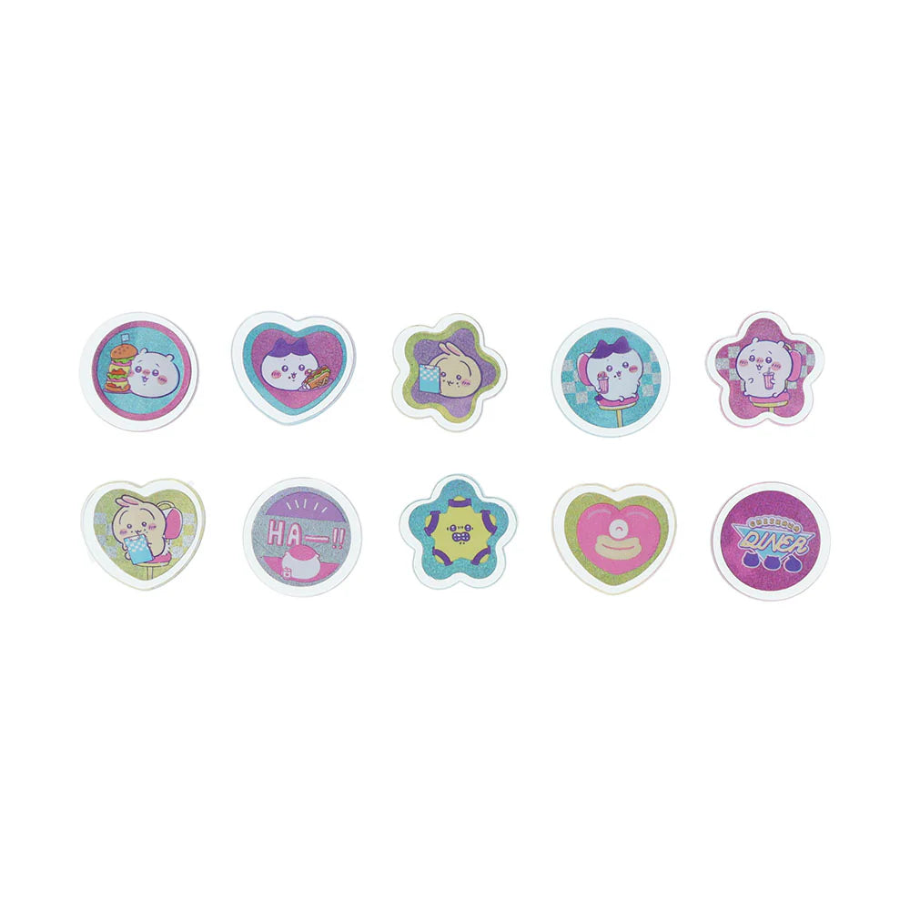 Chiikawa | 'Chiikawa DINER Chiikawa Ohajiki-style Stickers - Chiikawa DINER Lunch