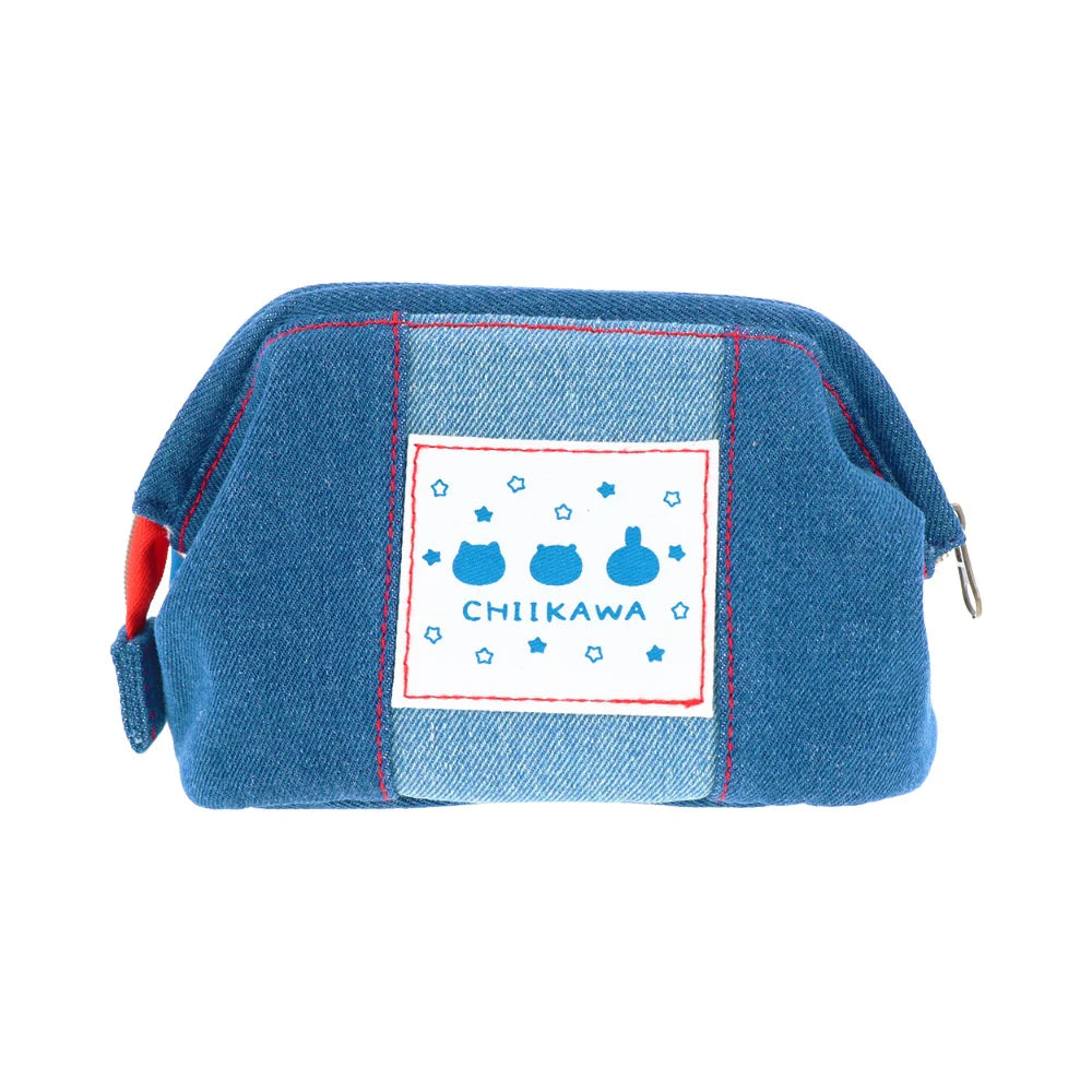 Chiikawa | Chiikawa Denim Pouch with Wire - Everyone