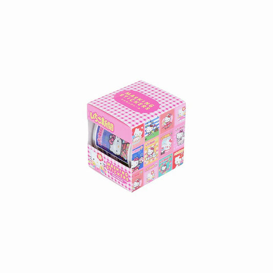 Sanrio | Hello Kitty 50th Anniversary Strawberry News V2 - Hello Kitty Ichigo Masking Seal in Box (Pink)