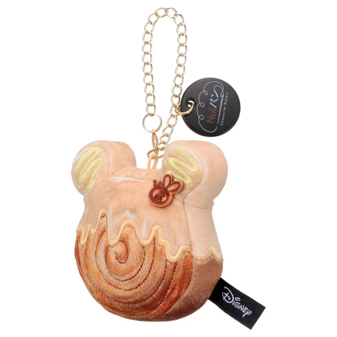 Disney Characters | Nui Bread Character Bakery Plush Keychain - Croissant Roll Winnie the Pooh