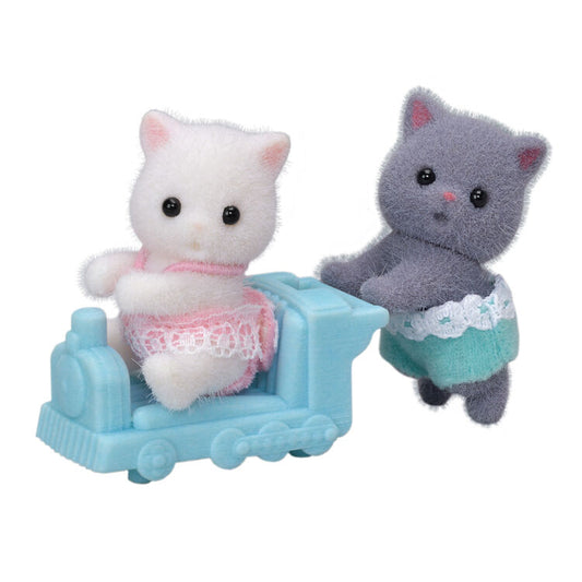 Sylvanian Families | Twins Baby Doll Figure - Persian Cat