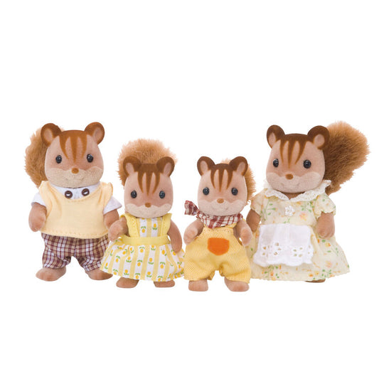 Sylvanian Families | Family Set - Walnut Squirrel Family Doll Figures