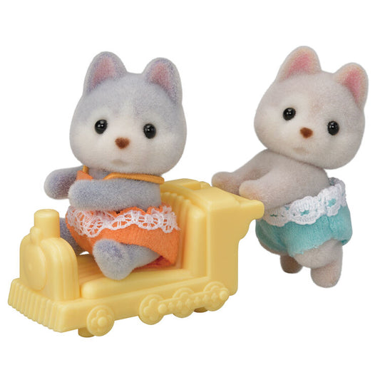 Sylvanian Families | Twins Baby Doll Figure - Husky